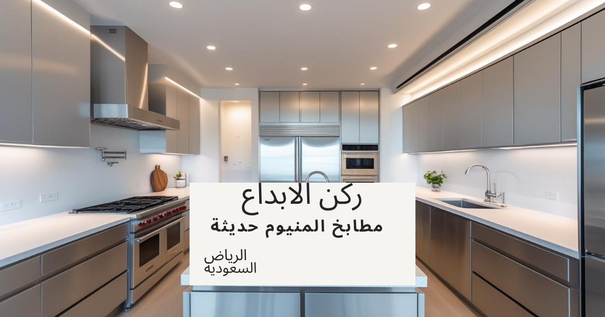 مطابخ المنيوم حديثة بالرياض